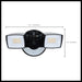 SATCO/NUVO LED Security Light With Nightlight PIR Sensor Dual Head Wattage/CCT Selectable 17W/25W 3000K/4000K/5000K 120V 80 CRI Black Finish (65-998)