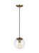 Generation Lighting Leo One Light Pendant (6501801-848)