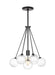 Generation Lighting Sean Lavin Bronzeville 1-Light Mini-Pendant In Midnight Black Finish With Clear Seeded Glass Shades (6514301-112)