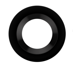 Sylvania RT8TRIM5ABLK 8 Inch Black Trim Ring (65718)