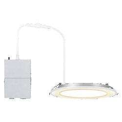 Sylvania LEDMD6R3B1000ST9SC3WHNL 6 Inch Microdisk With Nightlight Feature CCT Selectable 2700K/3000K/3500K/4000K/5000K Phase-Cut Dimming And 120V 1000Lm (65793)