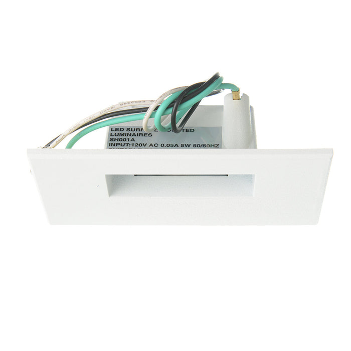 SATCO/NUVO LED Horizontal Step Light 5W White Finish 120V 3000K (65-407)