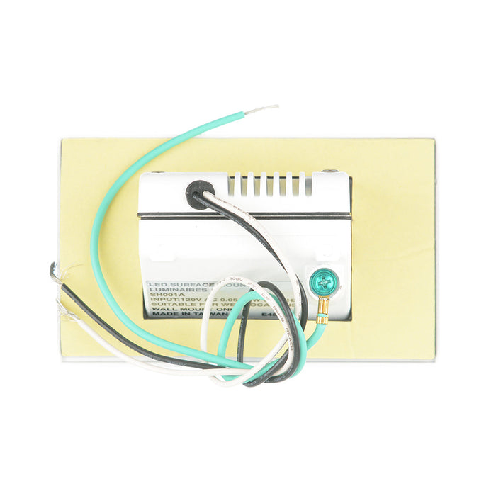 SATCO/NUVO LED Horizontal Step Light 5W White Finish 120V 3000K (65-407)