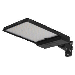 Sylvania AREAFLD6AS150UNHDSC2ADJBL Area Flood Light Wattage/CCT Selectable 90W/120W/150W 3000K/4000K/5000K Adjustable Distribution 120-347V 0-10V Dimming Black (66226)
