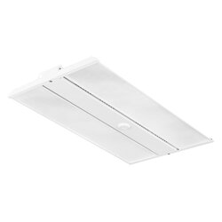 Sylvania LNHIBA5A/S220HUVD8SC14/12/WHL8 1X2 Linear High Bay 5A Wattage/CCT Selectable 175W/195W/220W 4000K/5000K 277-480V 0-10V Dimming 80 CRI White 11 Foot Cord/L8- 20P Plug (66266)