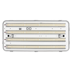 Sylvania WVAP/PS050UNHD8SC7/24GR 2 Foot Wide LED Performance Class Vapor Tight Wattage/CCT Selectable 30W/40W/50W 3500K/4000K/5000K 120-347V 80 CRI 0-10V Dimming Gray (66315)