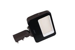 Sylvania FLOODLTPS140UNHD8SC2ADJBZP LED Flood Light Wattage/CCT Selectable 80W/100W/140W 3000K/4000K/5000K 120-347V 0-10V Dimming Adjustable Beam 55/75/90 Degree Bronze Photocell (66318)