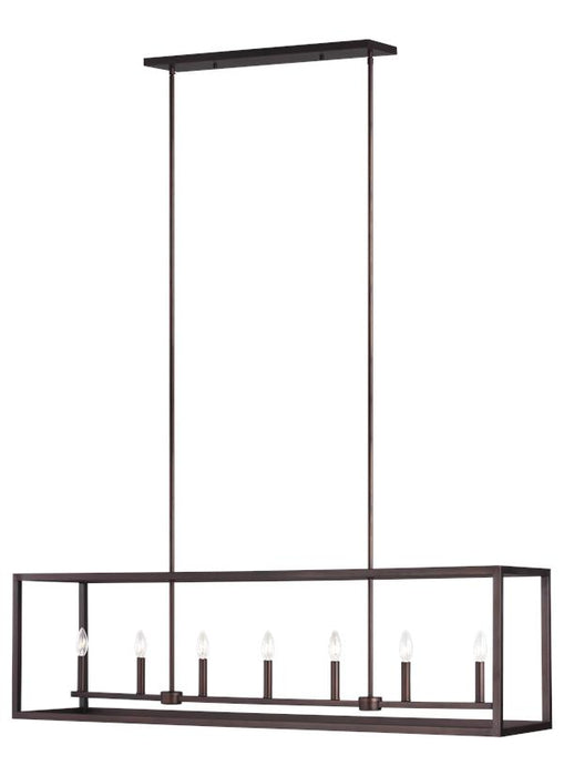 Generation Lighting Moffet Street Long Seven Light Island Pendant (6634507-710)