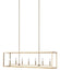 Generation Lighting Moffet Street Long Seven Light Island Pendant (6634507-848)