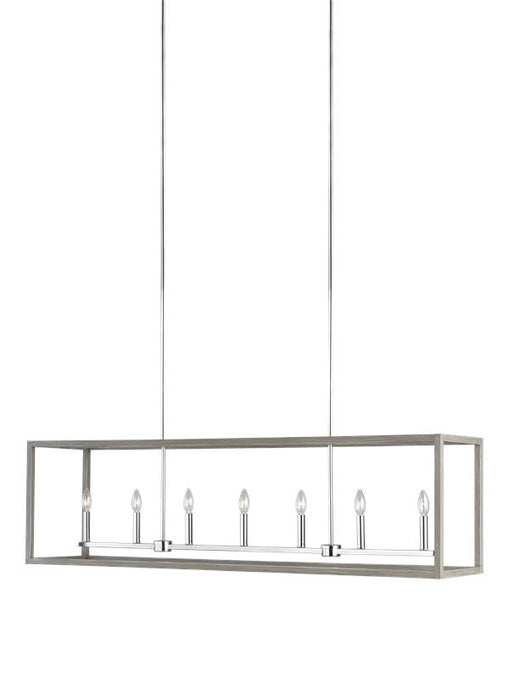 Generation Lighting Moffet Street Long Seven Light Island Pendant (6634507-872)