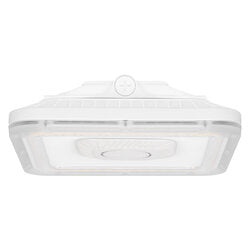 Sylvania CANOPYPS100UNHD8SC2S10WHP LED Square Canopy Luminaire Wattage/CCT Selectable 60W/75W/100W 3000K/4000K/5000K 120-347V 0-10V Dimming 80 CRI White With Photocell (66415)
