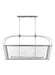 Generation Lighting Charleston Four Light Linear Foyer (6691004-848)