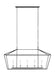 Generation Lighting Dianna Five Light Medium Linear Chandelier (6692605-112)