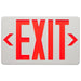 SATCO/NUVO Red LED Exit Sign 90-Minute NiCad Battery Backup 120/277V Single/Dual Face Universal Mounting (67-101)