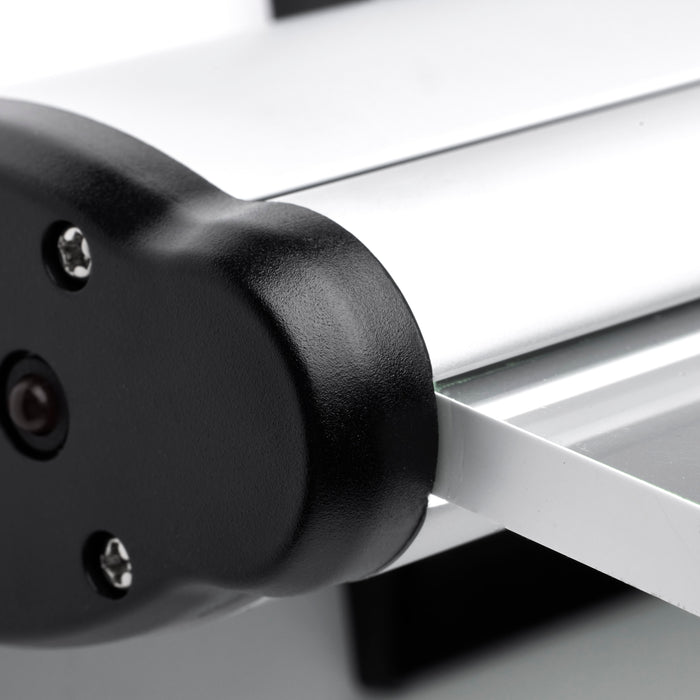 SATCO/NUVO Green (Clear) Edge-Lit LED Exit Sign 90-Minute NiCad Battery Backup 120/277V Single Face Top/Back/End Mount (67-112)