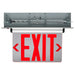 SATCO/NUVO Green Edge-Lit LED Exit Sign 120-277V (67-114)