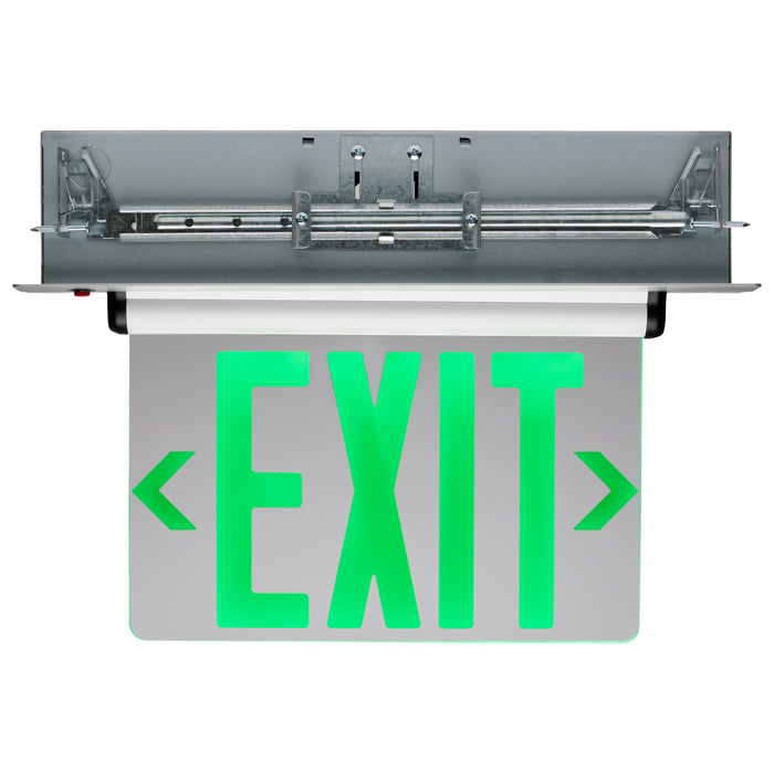 SATCO/NUVO Red Edge-Lit LED Exit Sign 120-277V (67-115)