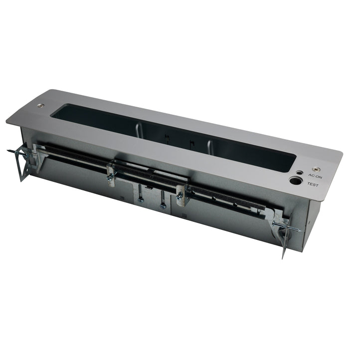 SATCO/NUVO Red (Mirror) Edge-Lit LED Exit Sign Dual-Face 120/277V Silver Finish (67-117)