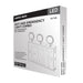 SATCO/NUVO Combination Red Exit Sign/Emergency Light 90-Minute NiCad Battery Backup 120/277V Tri-Head Dual-Face Universal Mounting Steel/NYC (67-124)