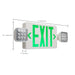 SATCO/NUVO Combination Green Exit Sign/Emergency Light Dual-Head 120-277V Remote Compatible White Finish (67-125)
