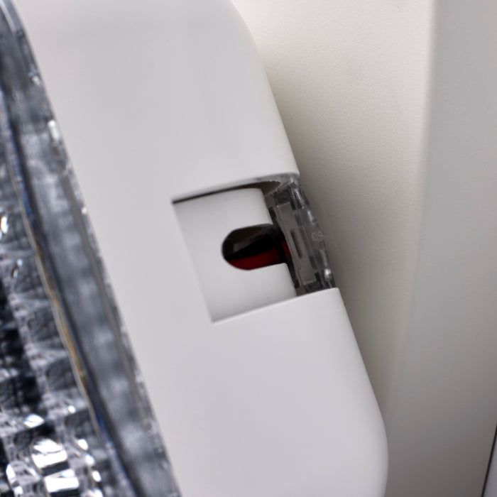 SATCO/NUVO Emergency Light 90-Minute NiCad Battery Backup 120/277V Dual-Head Universal Mounting Remote Compatible (67-131)