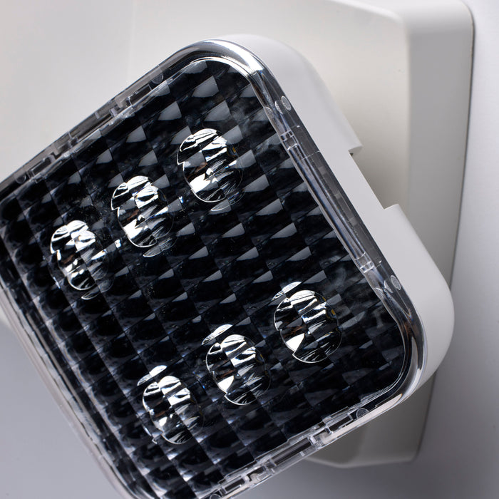 SATCO/NUVO Emergency Light 90-Minute NiCad Battery Backup 120/277V Dual-Head Universal Mounting Remote Compatible (67-131)