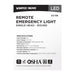 SATCO/NUVO Remote Emergency Light Low-Voltage Backup Single-Head Wet Location Rated (67-136)