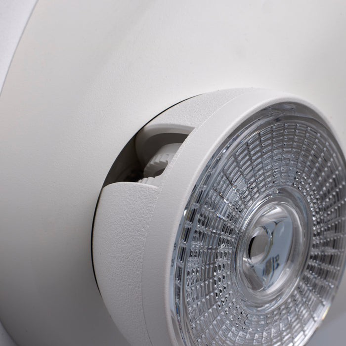 SATCO/NUVO Emergency Light Dual-Head 120/277V White Finish (67-138)