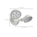 SATCO/NUVO Remote Emergency Light Weatherproof Low Power Dual Head 3-12V 1.5W White Finish (67-141)