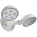 SATCO/NUVO Remote Emergency Light 1.5W Weatherproof Low Power Dual Head White Finish 3.6V (67-143)