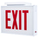 SATCO/NUVO Exit Sign Chicago Approved White Housing 120-277V 90-Minute Battery Backup Single Face Surface Mounting (67-300)