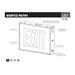 SATCO/NUVO Exit Sign Chicago Approved White Housing 120-277V 90-Minute Battery Backup Single Face Surface Mounting Remote Capable (67-301)