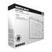 SATCO/NUVO Exit Sign Chicago Approved White Housing 120-277V AC Only Single Face Surface Mounting (67-302)