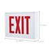 SATCO/NUVO Exit Sign Chicago Approved White Housing 120-277V AC Only Single Face Surface Mounting (67-302)