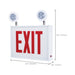 SATCO/NUVO Combination Exit Sign/Emergency Light Chicago Approved White Housing 120-277V 90-Minute Backup Single Face Surface Mounting Remote Capable (67-311)