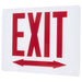 SATCO/NUVO Exit Sign Panel Accessory White Glass Panel Red EXIT Signage Double Direction Arrow For Use 67-310 & 67-311 (67-323)