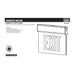 SATCO/NUVO Edge Lit Exit Sign Chicago Approved White Housing 120-277V 90-Minute Backup Single Face Surface Mounting (67-340)