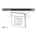 SATCO/NUVO Edge Lit Exit Sign Chicago Approved White Housing 120-277V 90-Minute Backup Single Face Surface Mounting (67-340)