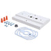 SATCO/NUVO Edge Lit Exit Sign Chicago Approved White Housing 120-277V 90-Minute Backup Double Face Surface Mounting (67-341)