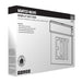 SATCO/NUVO Edge Lit Exit Sign Chicago Approved White Housing 120-277V 90-Minute Backup Double Face Surface Mounting (67-341)