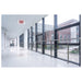SATCO/NUVO Edge Lit Exit Sign Chicago Approved White Housing 120-277V 90-Minute Backup Double Face Recessed Ceiling And Wall Mounting (67-351)