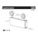 SATCO/NUVO Emergency Light Chicago Approved White Housing 120-277V 90-Minute Backup Dual Head Surface Mounting (67-380)