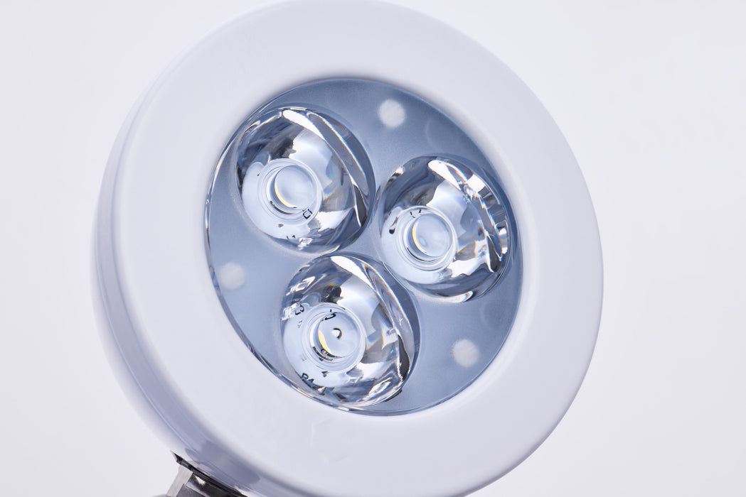 SATCO/NUVO Emergency Light Chicago Approved White Housing 120-277V 90-Minute Backup Dual Head Surface Mounting Remote Capable (67-381)
