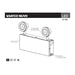 SATCO/NUVO Emergency Light Chicago Approved White Housing 120-277V 90-Minute Backup Dual Head Surface Mounting Remote Capable (67-381)