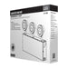 SATCO/NUVO Emergency Light Chicago Approved White Housing 120-277V 90-Minute Backup Triple Head Surface Mounting (67-382)