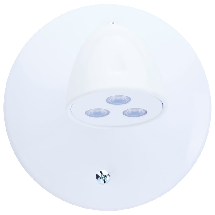 SATCO/NUVO Remote Emergency Light Chicago Approved White Housing Single Head 6VDC 1.5W Compatible With 67-311 (67-395)