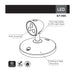 SATCO/NUVO Remote Emergency Light Chicago Approved White Housing Single Head 6VDC 1.5W Compatible With 67-311 (67-395)