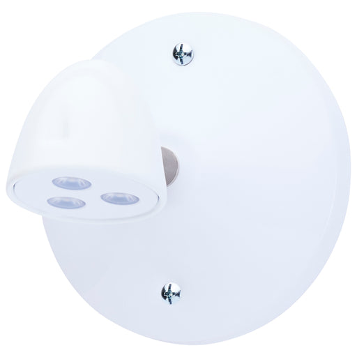 SATCO/NUVO Remote Emergency Light Chicago Approved White Housing Single Head 6VDC 1.5W Compatible With 67-311 (67-395)