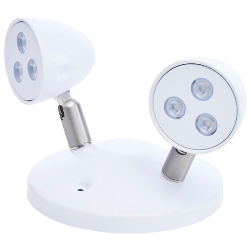 SATCO/NUVO Remote Emergency Light Chicago Approved White Housing Dual Head 6VDC 3.0W Compatible With 67-311 (67-396)
