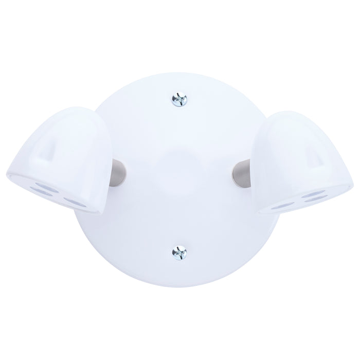 SATCO/NUVO Remote Emergency Light Chicago Approved White Housing Dual Head 6VDC 3.0W Compatible With 67-311 (67-396)